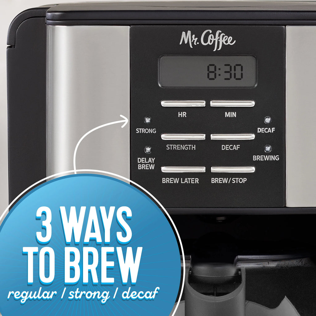 12 Cup Coffee Maker with Decaf Function X744