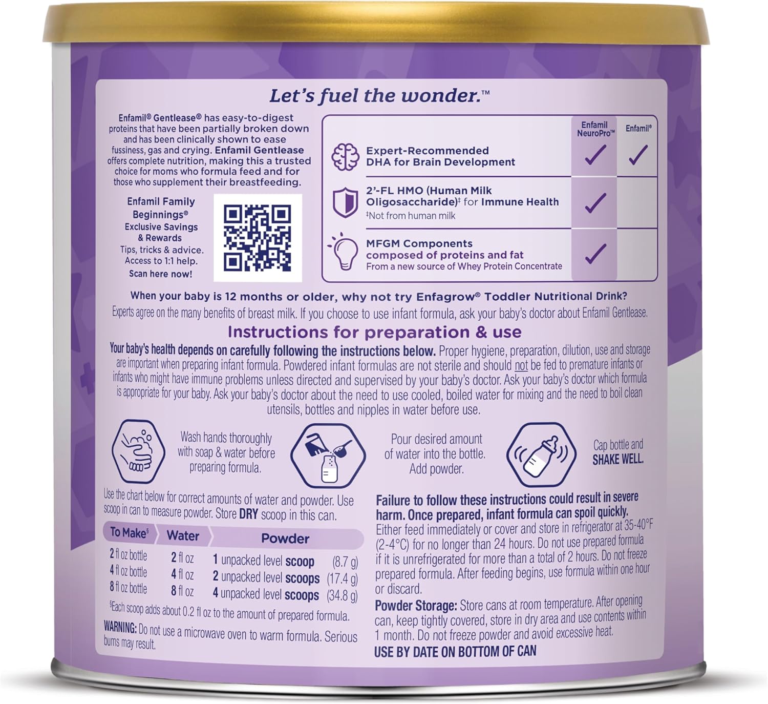 19.9 Oz Baby Formula Powder K5137