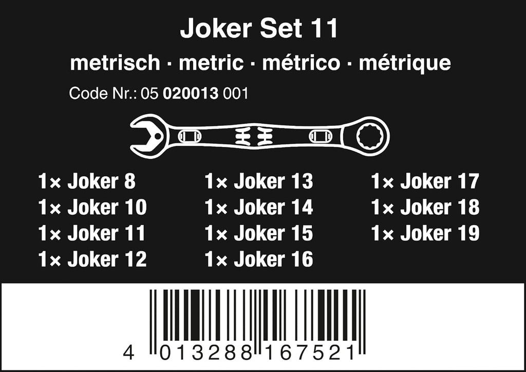 11 Piece Combination Wrench Set G8106