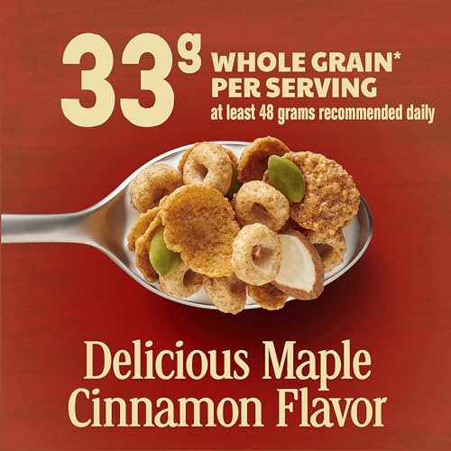 Maple Cinnamon Whole Grain Breakfast Cereal, Family Size, 20 oz N95651