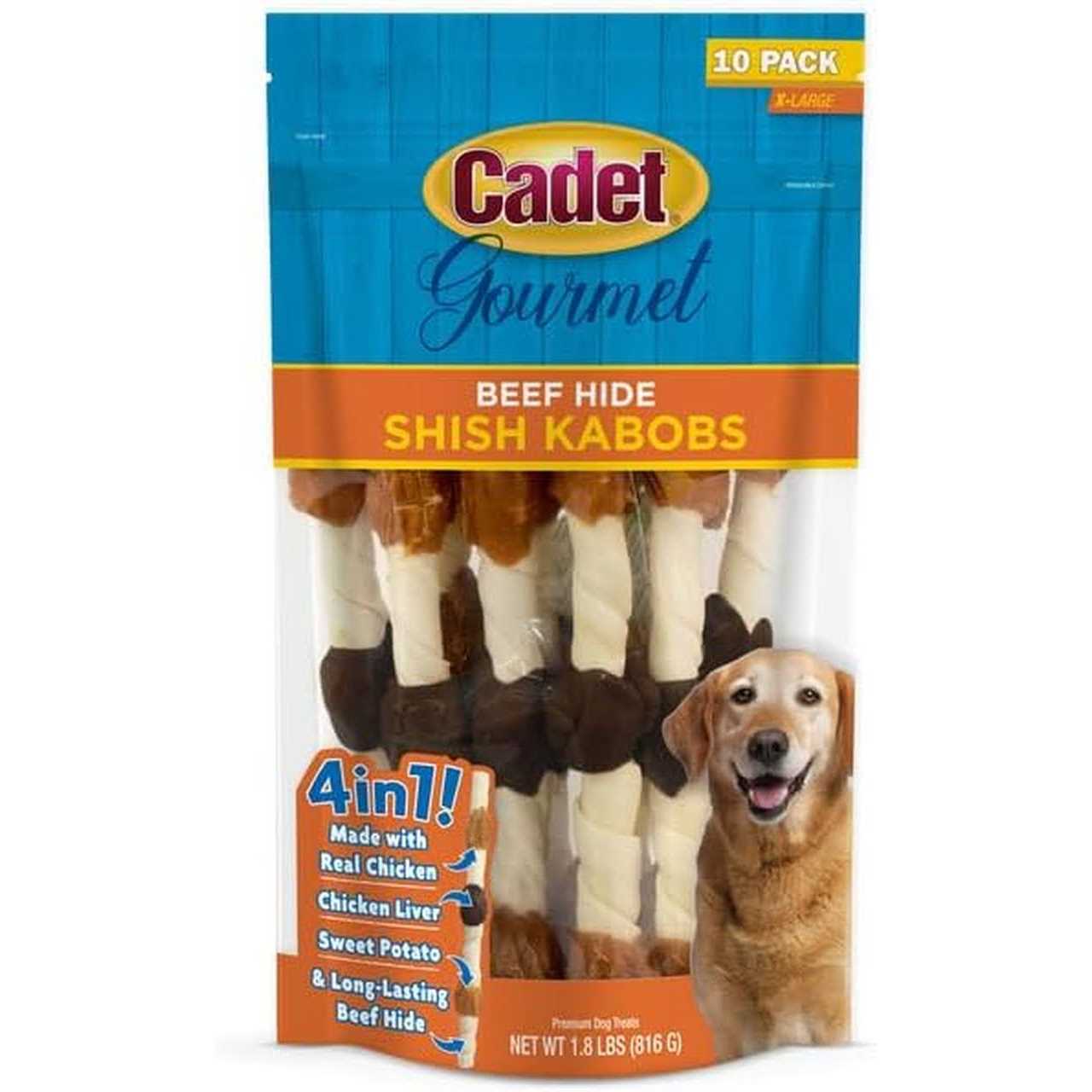Beef Hide Shish Kabobs Dog Treat H67026