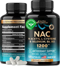 N Acetyl Cysteine 600 mg per Capsule, 1200 mg per Serving, 90 Capsules U65323