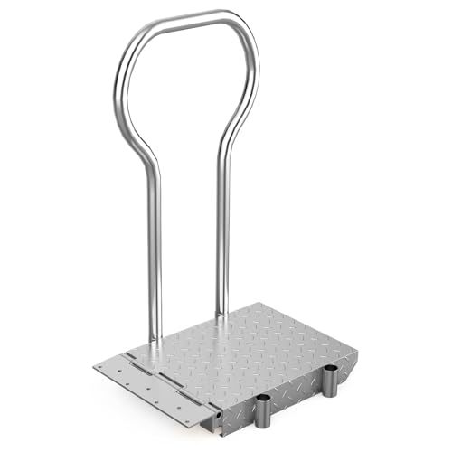 Foldable Dock Boarding Platform with Handrail U8532