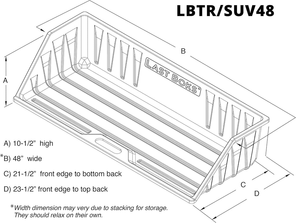48" Cargo Box Organizer I978