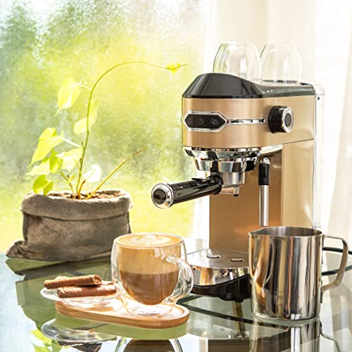 15 Bar Espresso Machine with Milk Frother Steam Wand T89852