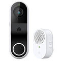 Smart Video Doorbell Camera Hardwired with Chime, 2K Resolution, Night Vision, 2-Way Audio Z510