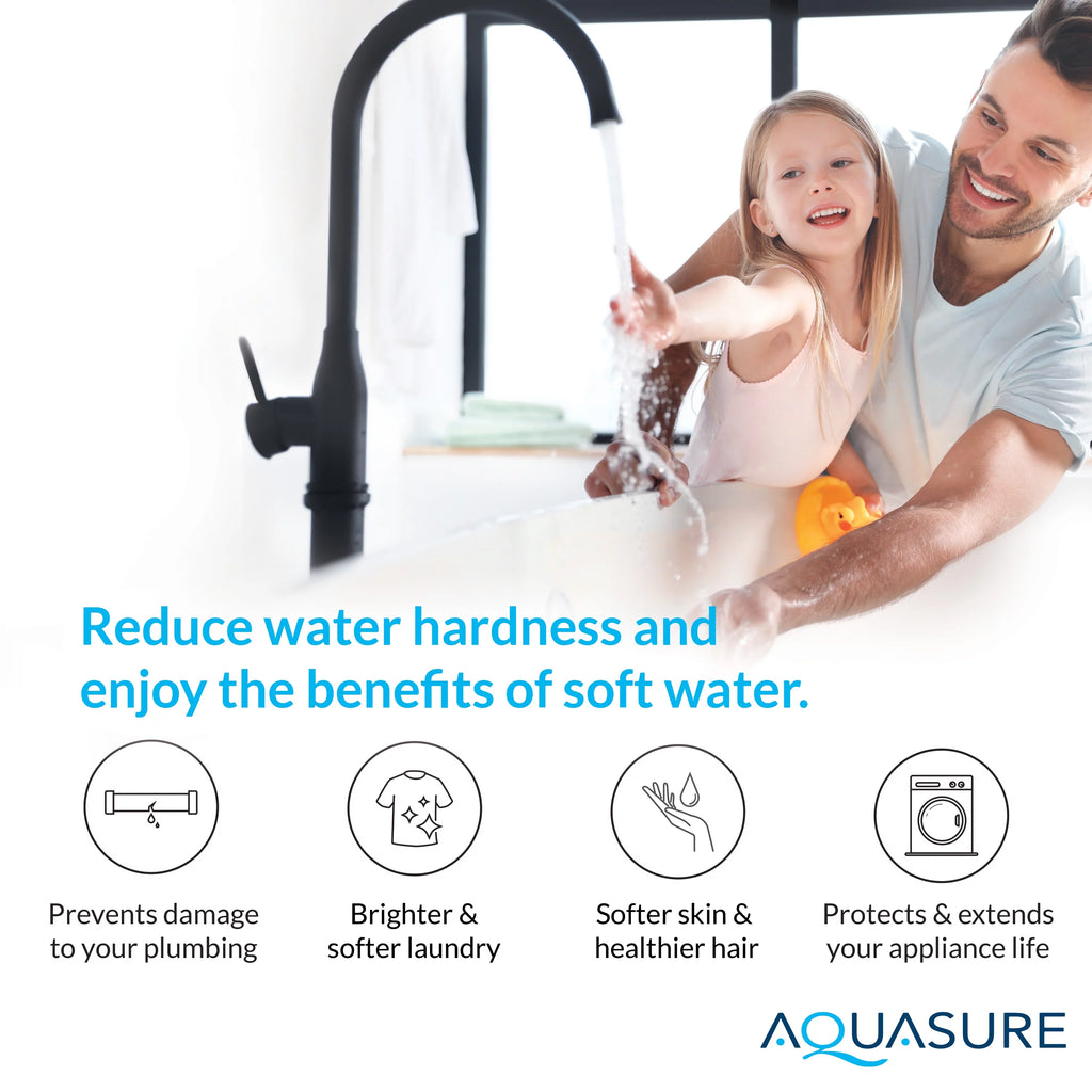 Whole House Water Softener Reverse Osmosis Drinking Water Filter Bundle (64,000 Grains) N4560