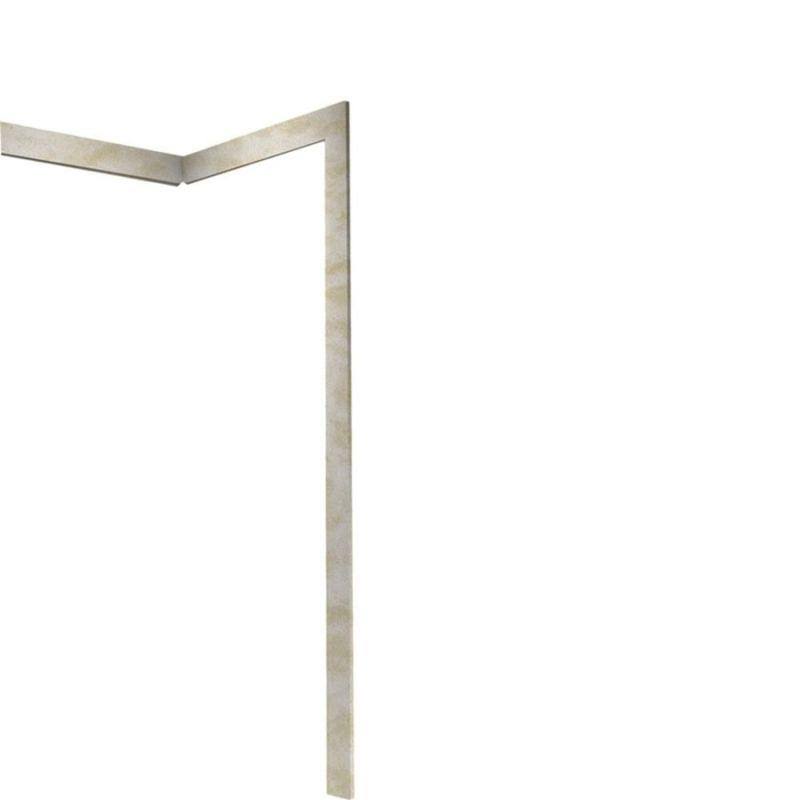 White Solid Surface Shower Wall Trim Kit and Corner Molding K9070