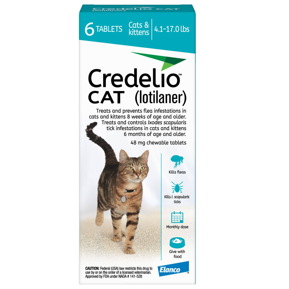 6 Chewable Tablets for Cats U843176