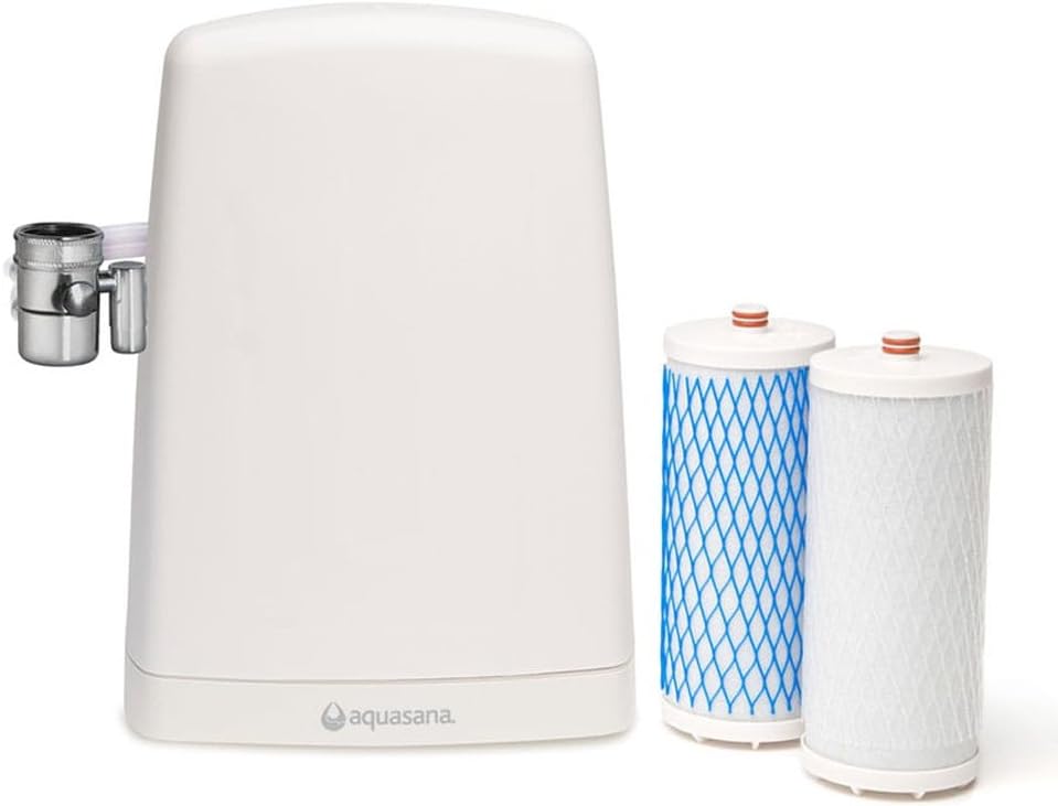 White Countertop Drinking Water Filter System, Pack of 2 F4716