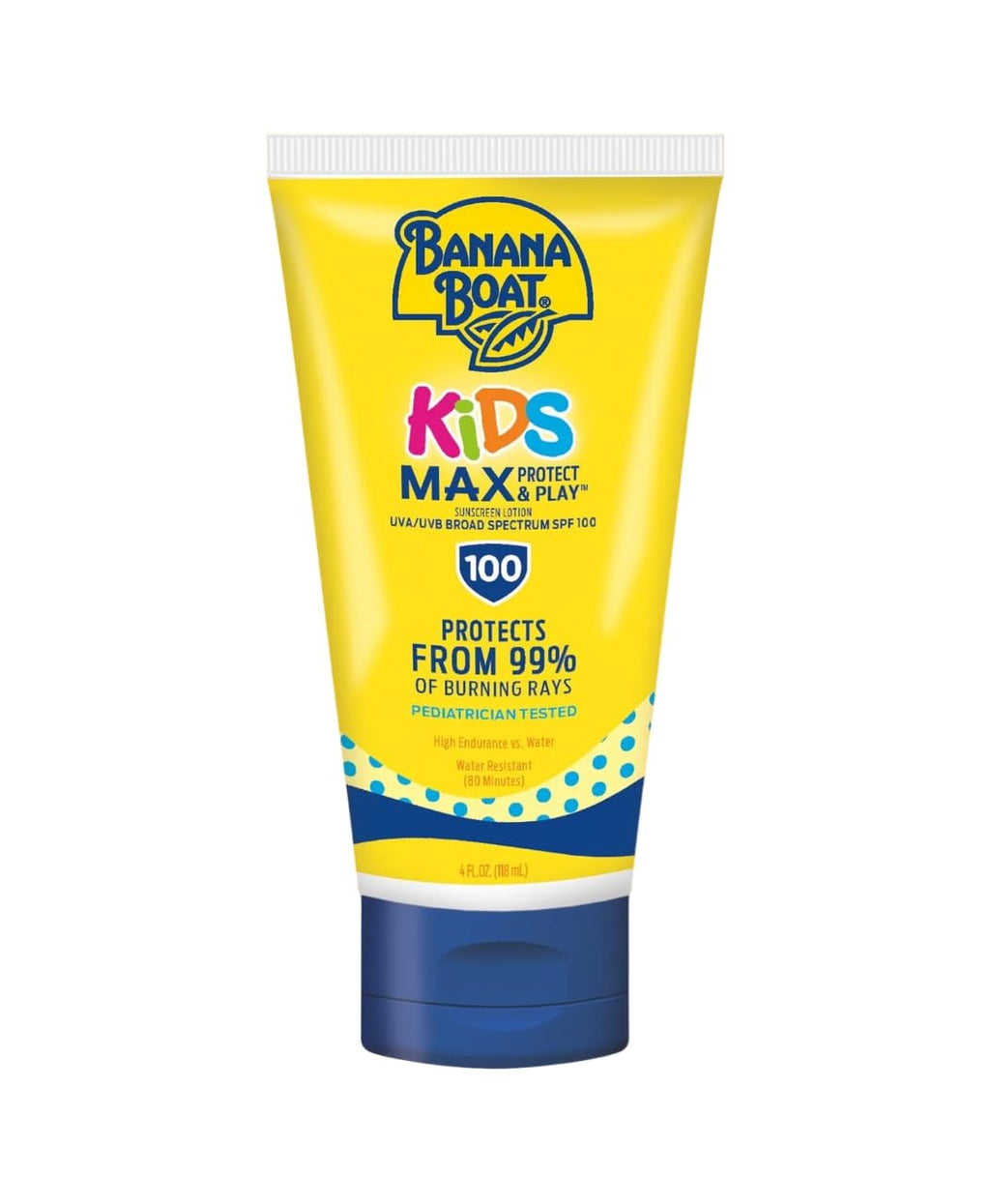 Kids Max Protect and Play Sunblock Lotion SPF 100-4 Oz O441
