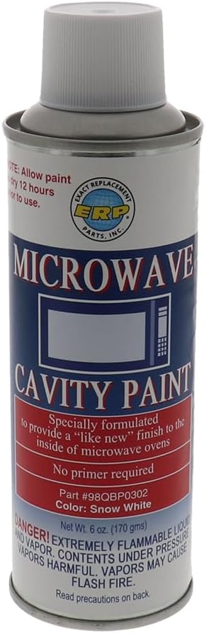 Snow White 6oz Microwave Cavity Spray Paint A34781