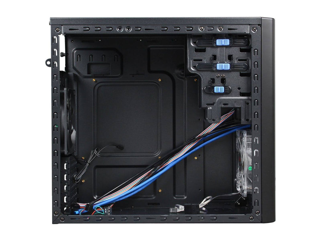 Micro-ATX Mini Tower Computer Case with Dual USB 3.0 Dual Fans D609527