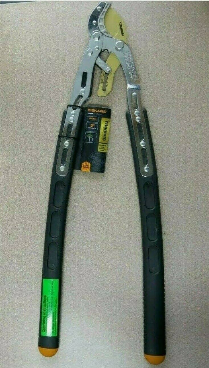 24 in. Titanium Coated Steel Blade Ratcheting Lopper X31119