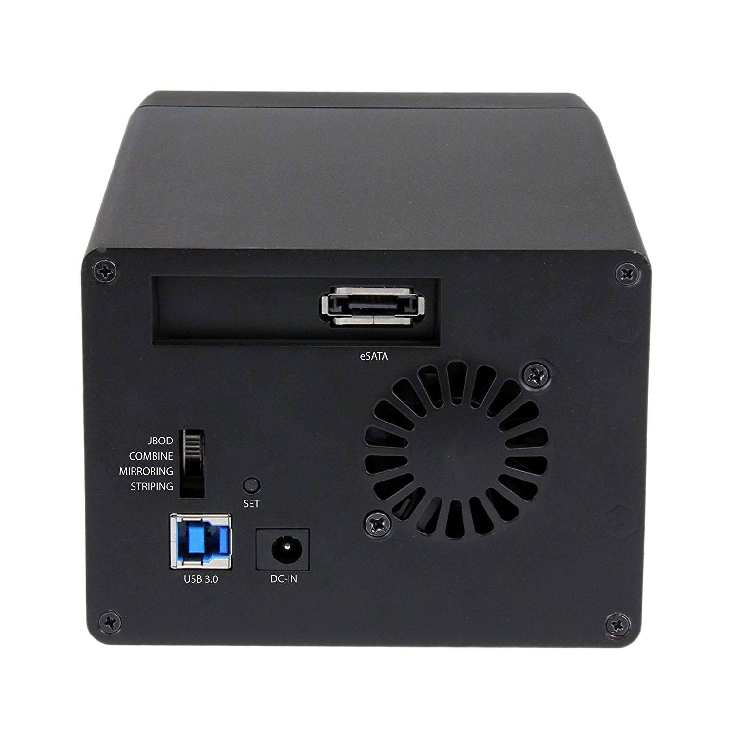 USB 3.0 / eSATA 8-Bay Hot-Swap 2.5/3.5x22 SATA III Hard Drive Enclosure L384857