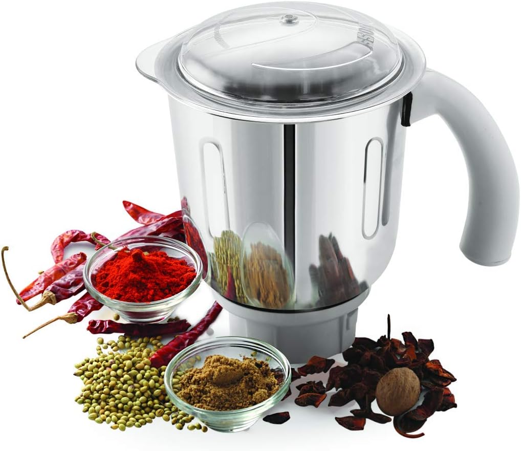 750W Wet & Dry Mixer Grinder with 3 Stainless Steel Jars S830