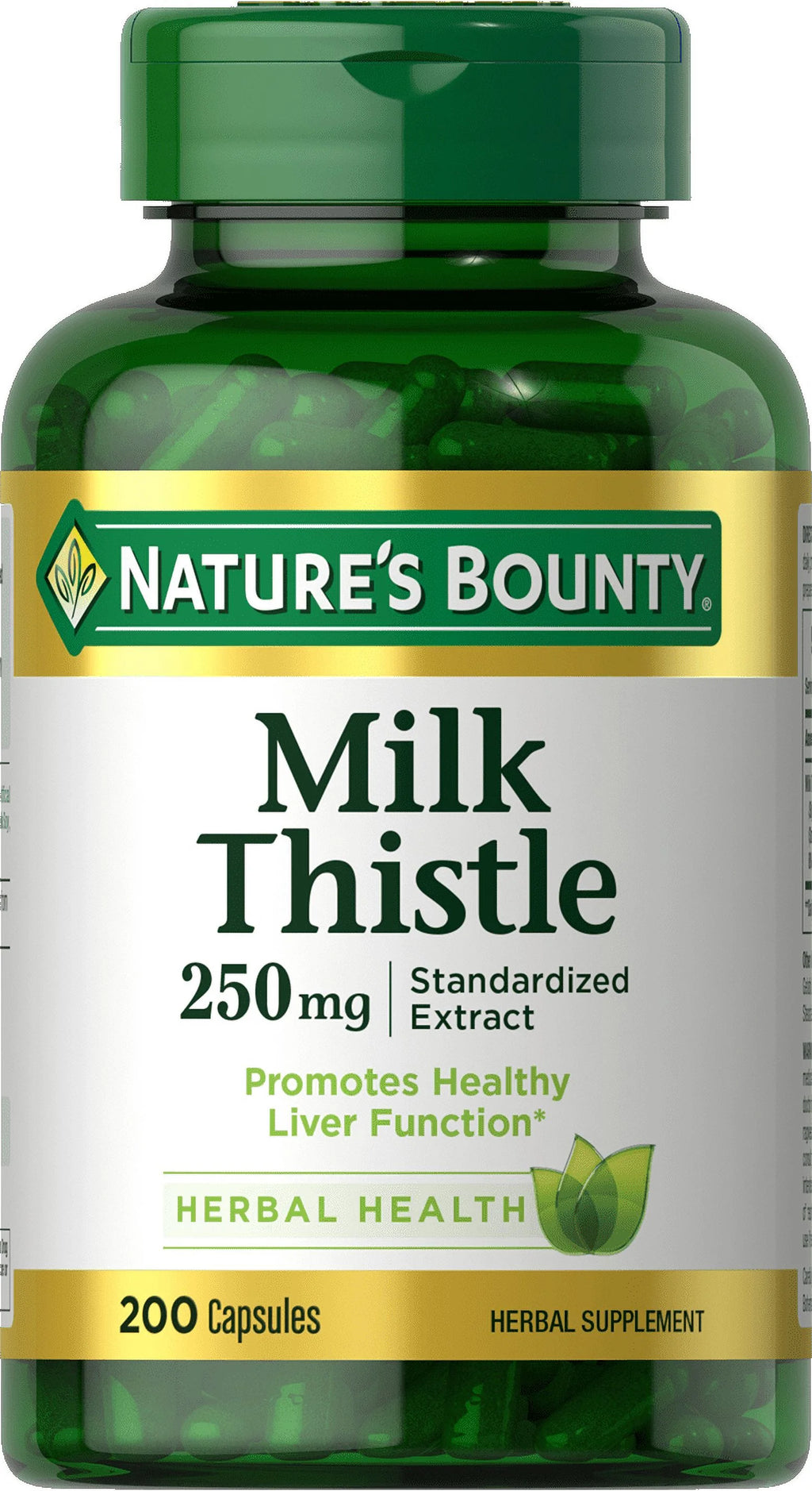 Milk Thistle 250 mg Capsules, 200 Ct C76709