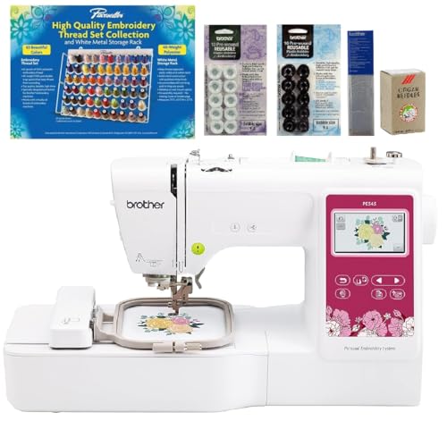 Embroidery Machine, 135 Built-in Designs, 4" x 4" Hoop Area L939908