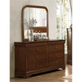 Brown Cherry Dresser with Two Hidden Drawers H798826