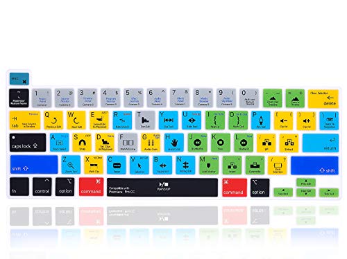 English Silicone Hotkey Keyboard Cover for MacBook Pro 16 inch B605