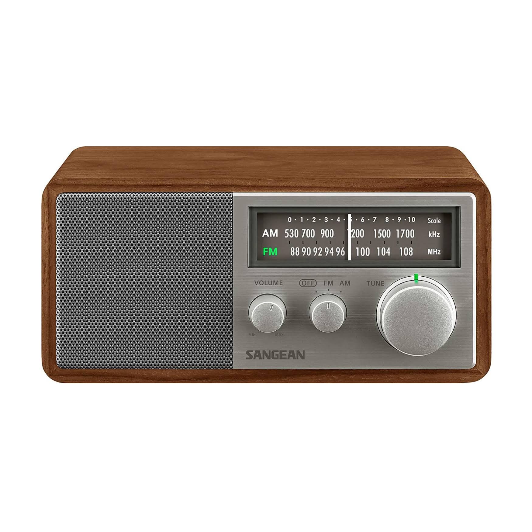 Wood Cabinet AM/FM Analog Radio Z122