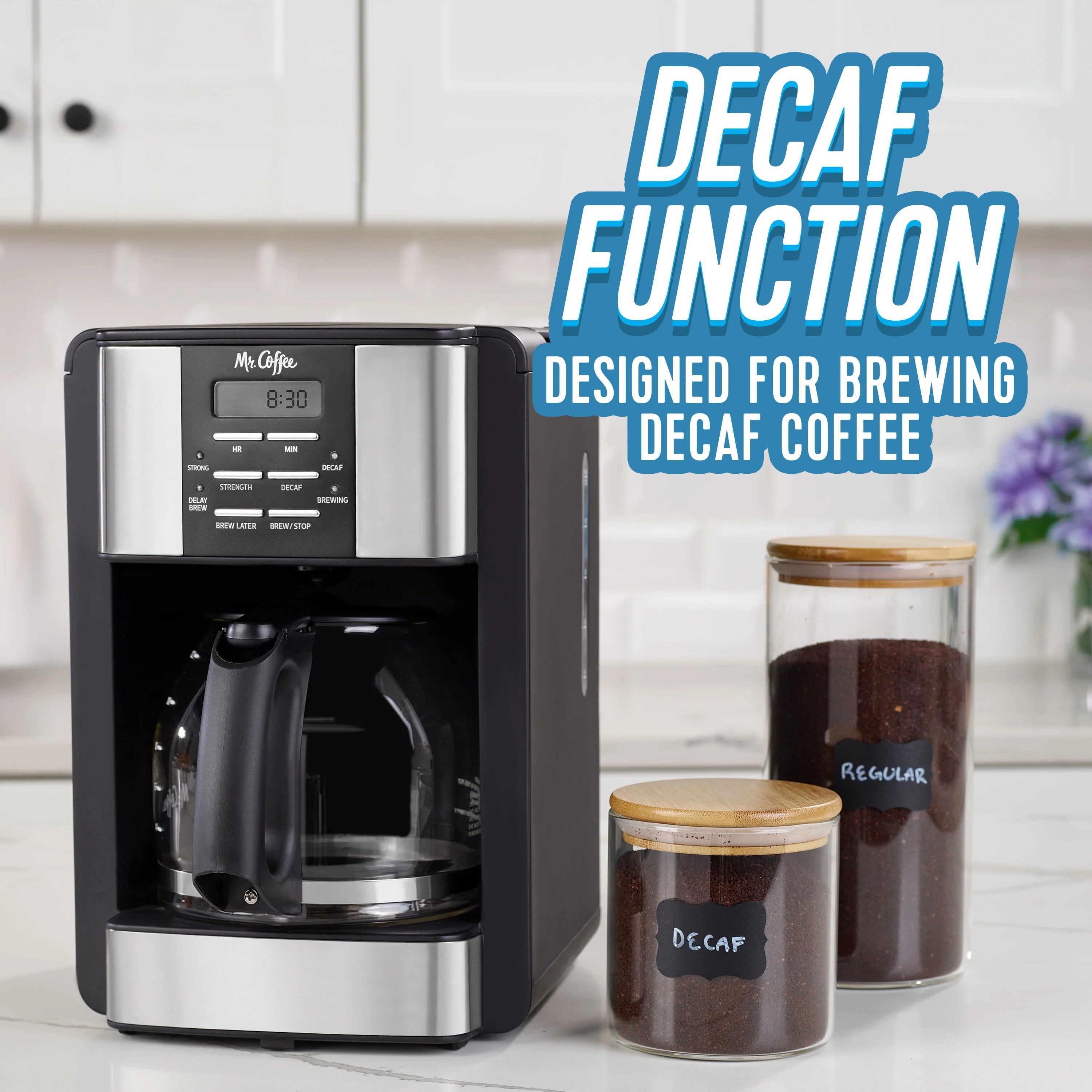 12 Cup Coffee Maker with Decaf Function X744