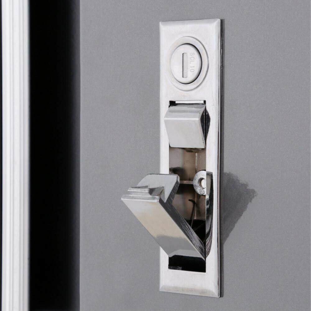 Black Steel Garage Wall Cabinet U98419