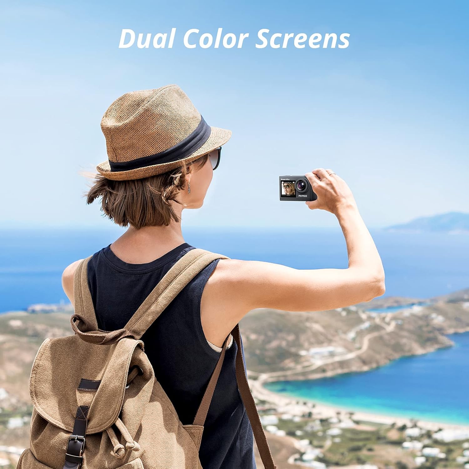 4K30FPS Action Camera with Touch Screen A79429