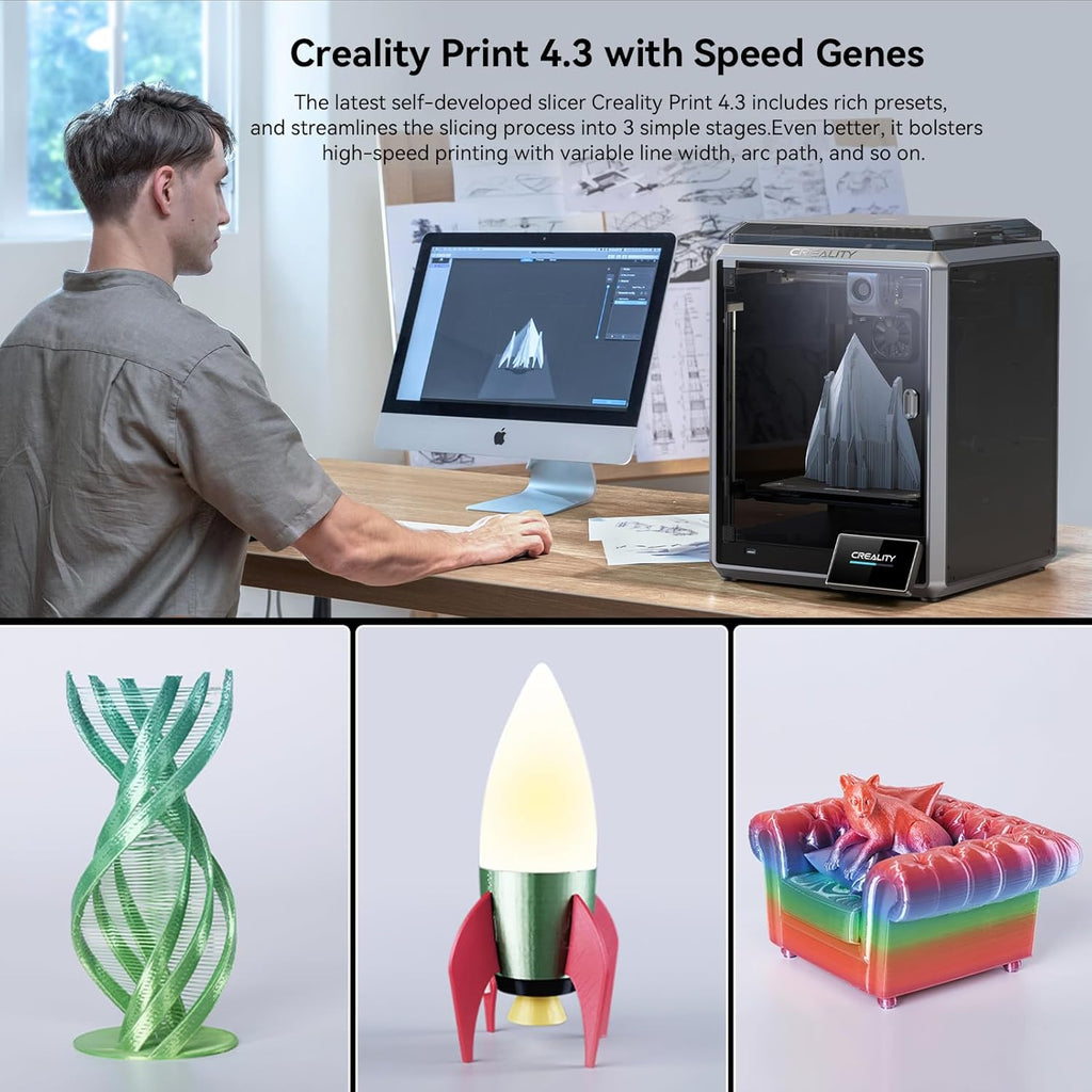 3D Printer Bundle with AI Camera L808