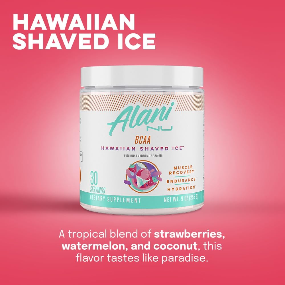 Hawaiian Shaved Ice BCAA 8.68 oz 30 Servings Y978174