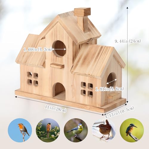 Large Wooden Hanging Birdhouse M76766