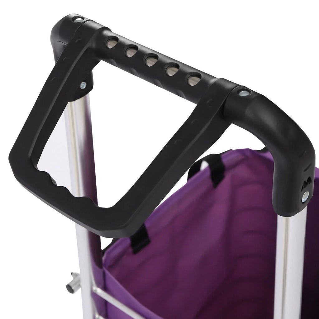35L Folding Shopping Cart Grocery Trolley Handcart with Bag A873