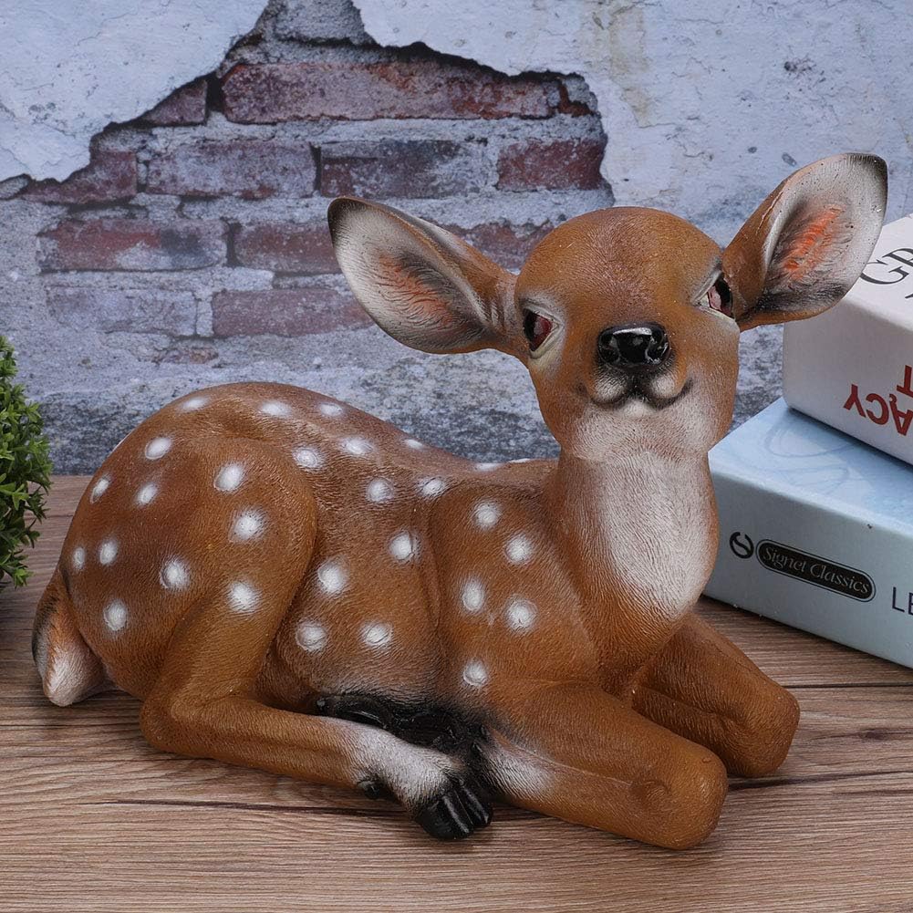 Deer Figurine Garden Animal Statues I8139