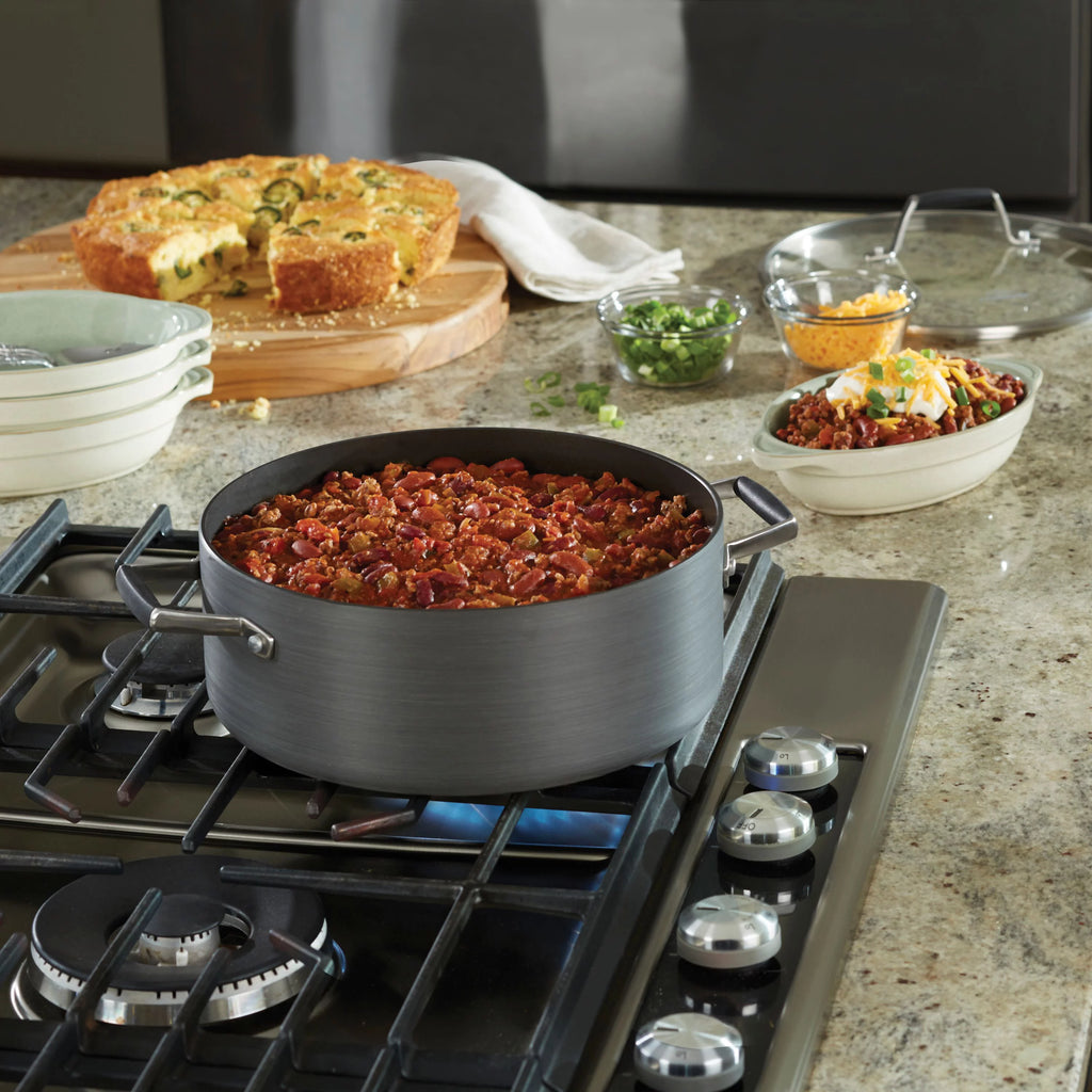 Hard-Anodized Nonstick 5-Quart Dutch Oven with Cover N57307