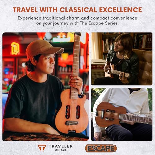 Black Satin Acoustic Travel Guitar N337