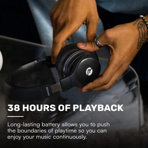 Wireless Bluetooth Over Ear Headphones with Active Noise Cancelling (Black) A37607