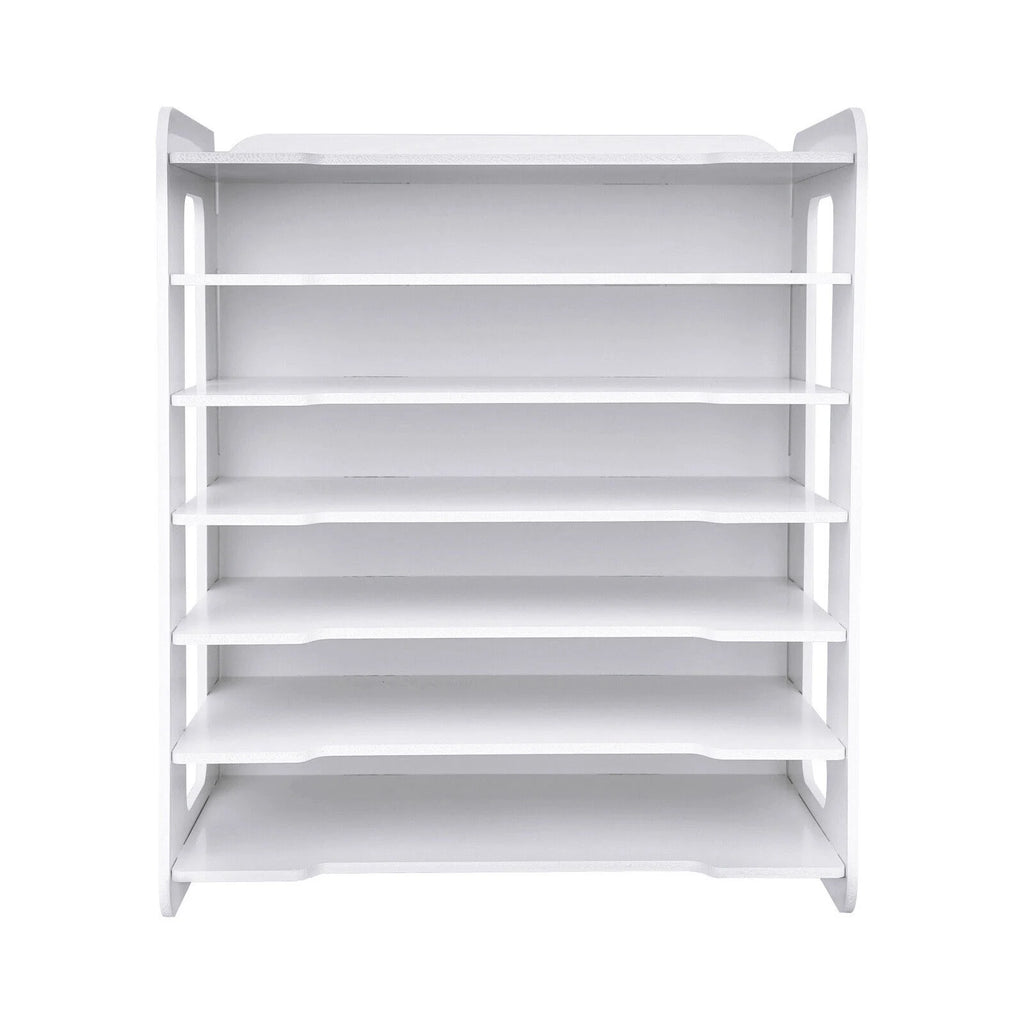 7 Tier Desktop Organizer File Shelf Document Storage Rack S39867