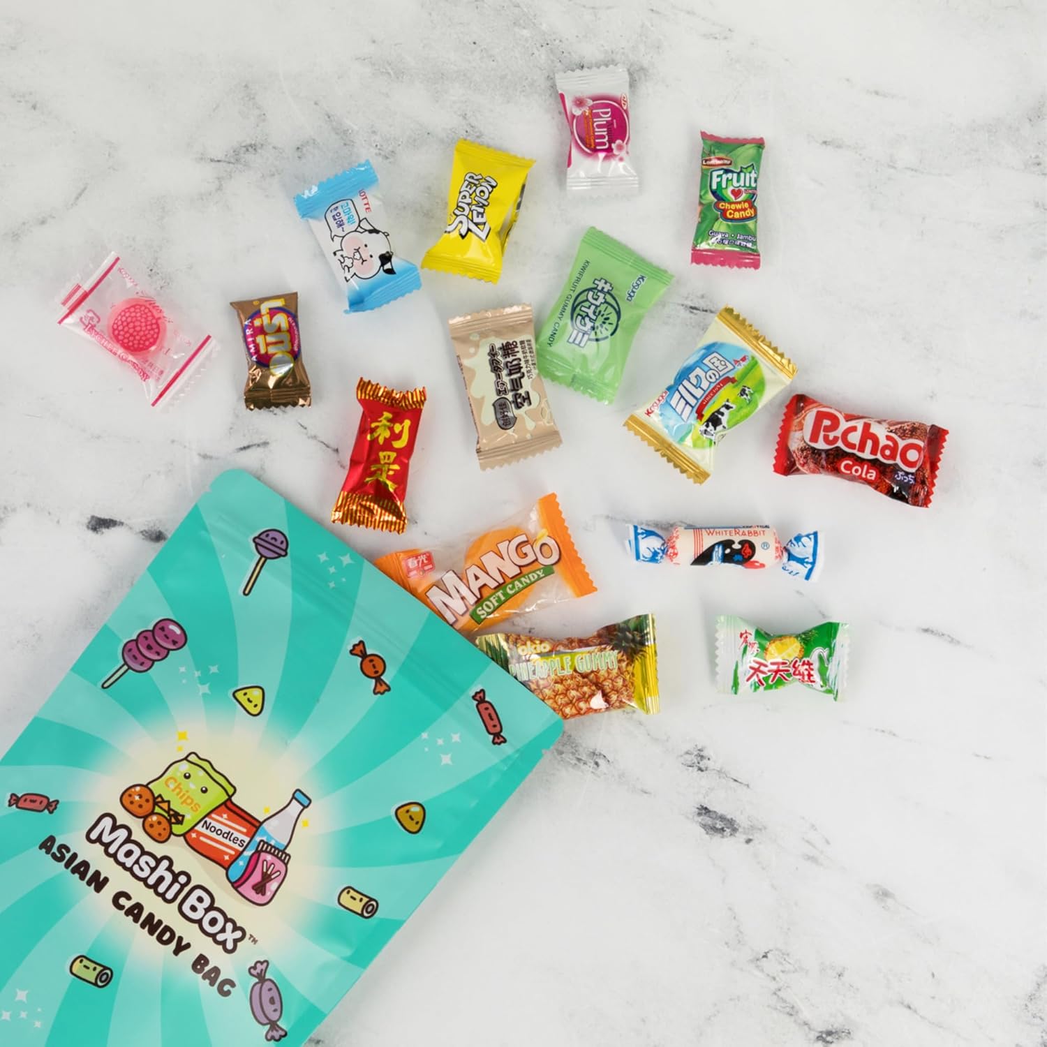 40 PCS Asian Candy Variety Pack Y104430
