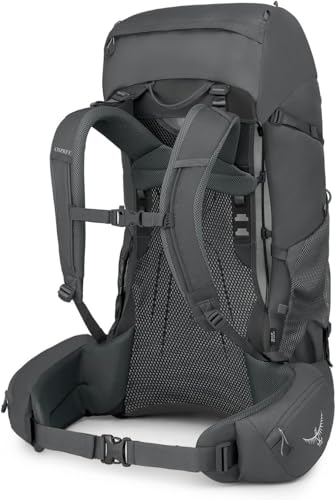 65L Backpacking Backpack, Dark Charcoal/Silver Lining U613