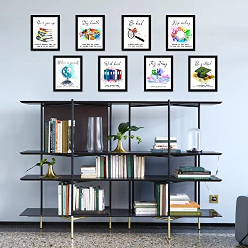 8 X10 Unframed Motivational Wall Art Poster, Set of 8 D151138