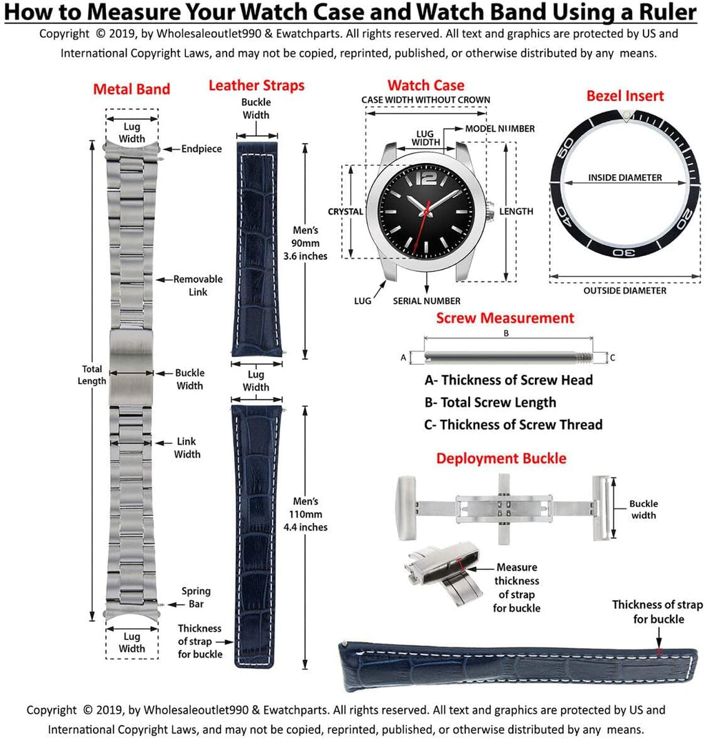 20MM JUBILEE WATCH BAND TWO TON N5964
