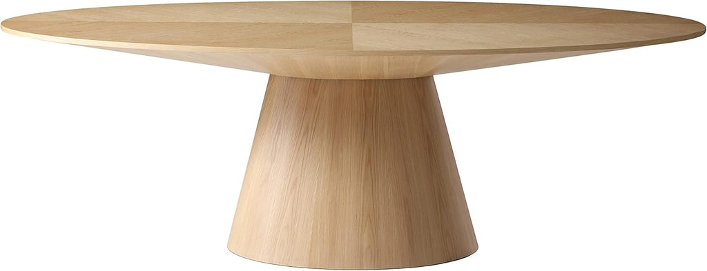 White Oak Wood Oval Dining Table A85311