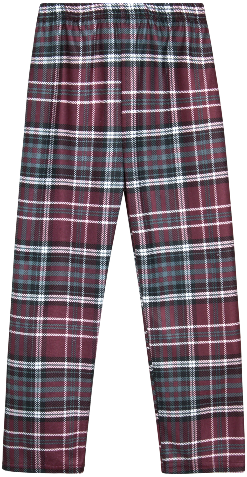 Boy's Flannel Fleece Pajamas 4 Piece Long Sleeve Button Down Shirt and Pants Set H438
