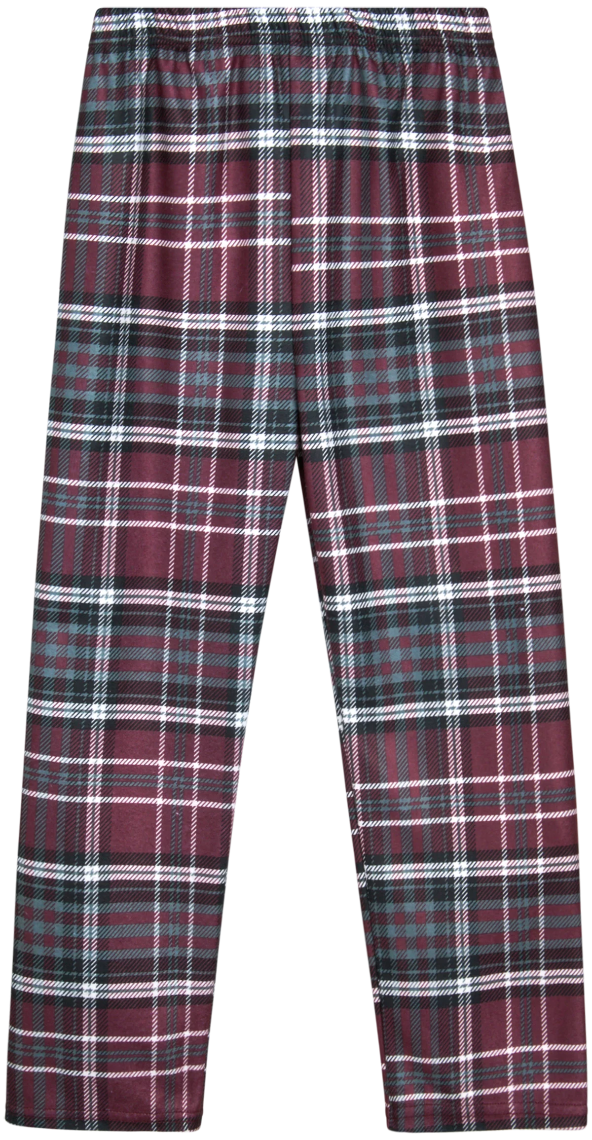 Boy's Flannel Fleece Pajamas 4 Piece Long Sleeve Button Down Shirt and Pants Set H438