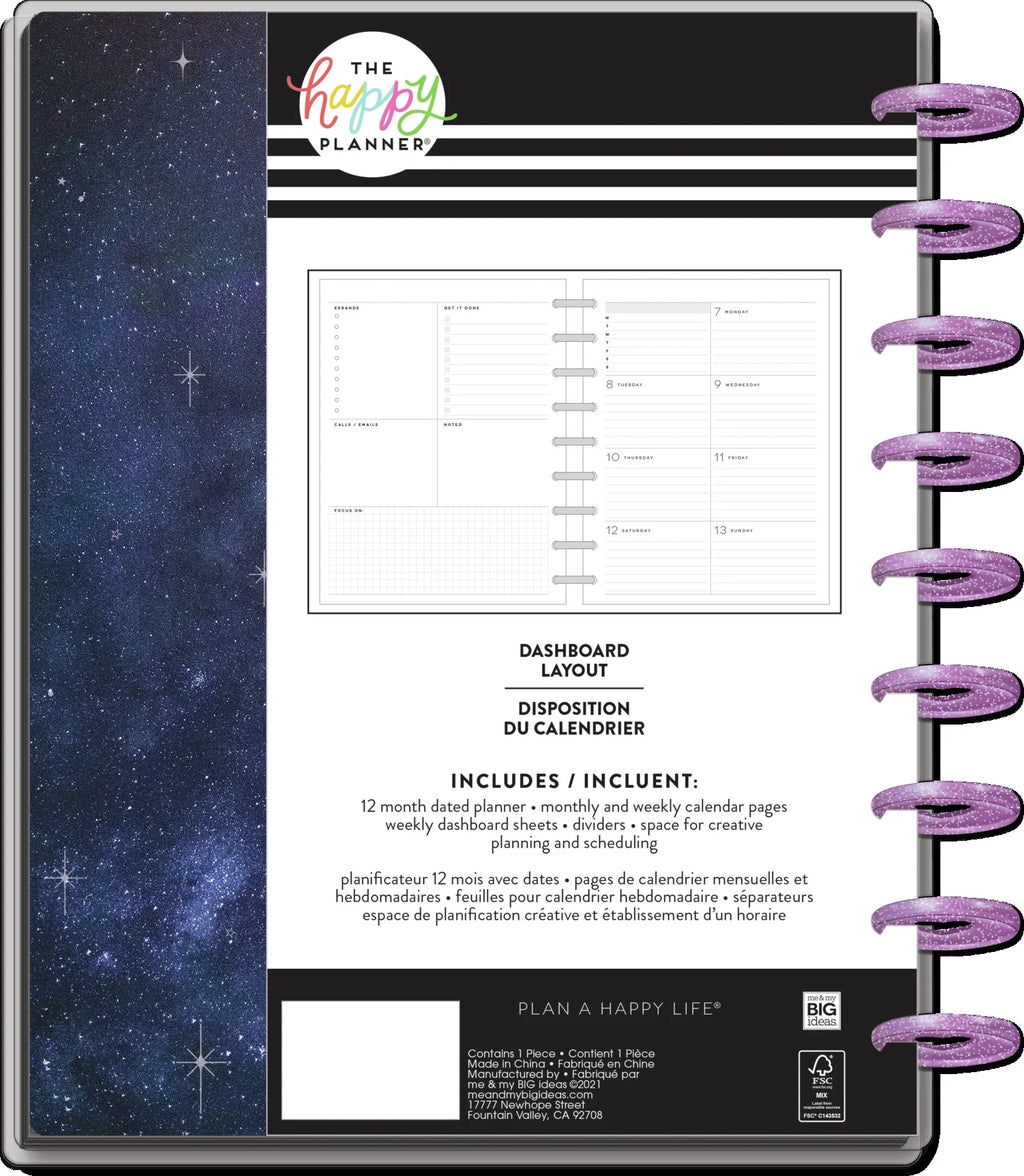 Classic 12 Month Planner, 8.75" x 1.37" x 9.75" D614