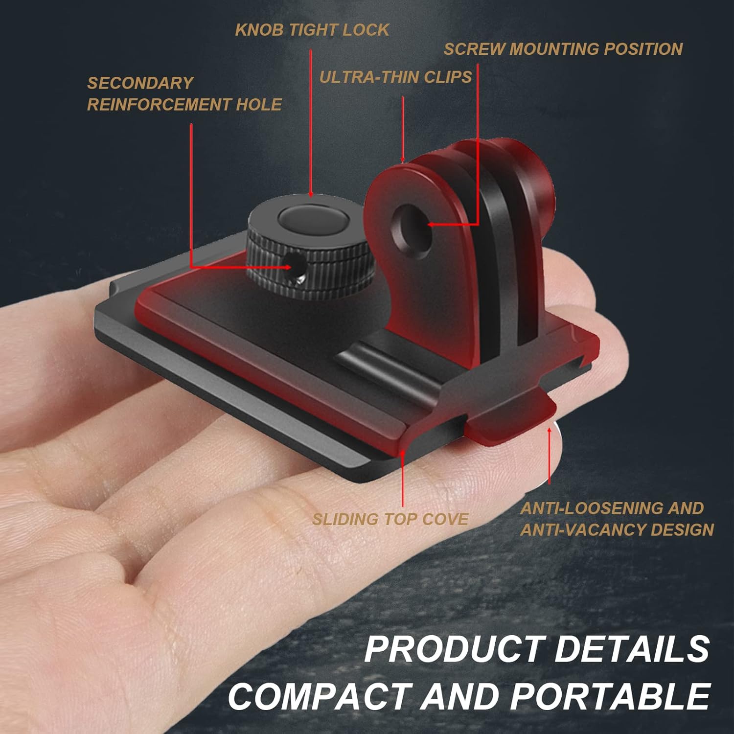 Aluminum Helmet Camera Mount I47931