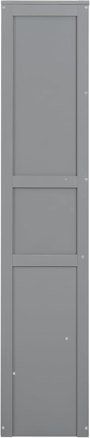 Queen Size Grey Wood Murphy Bed V359042