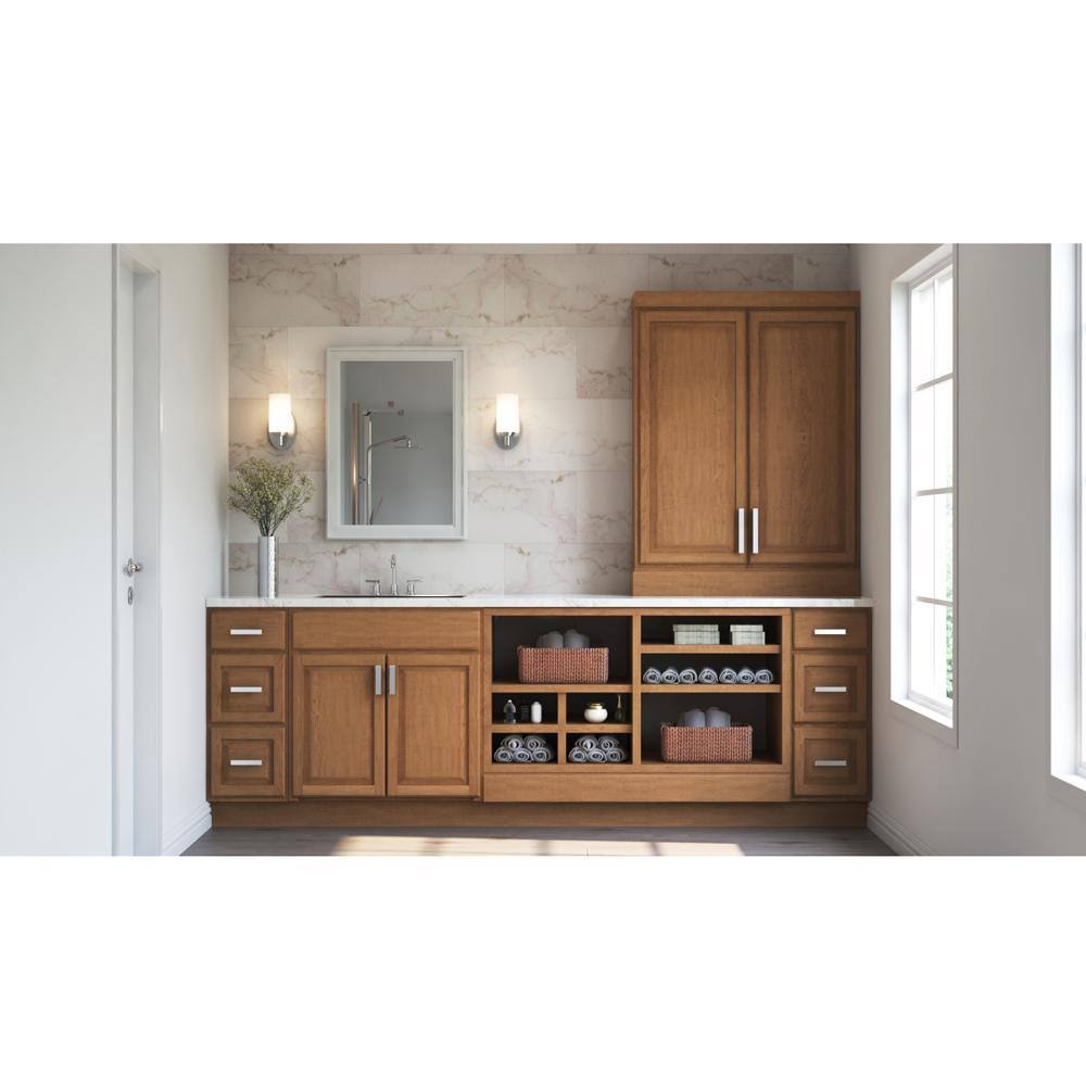 Medium Oak Lazy Susan Corner Base Kitchen Cabinet N888