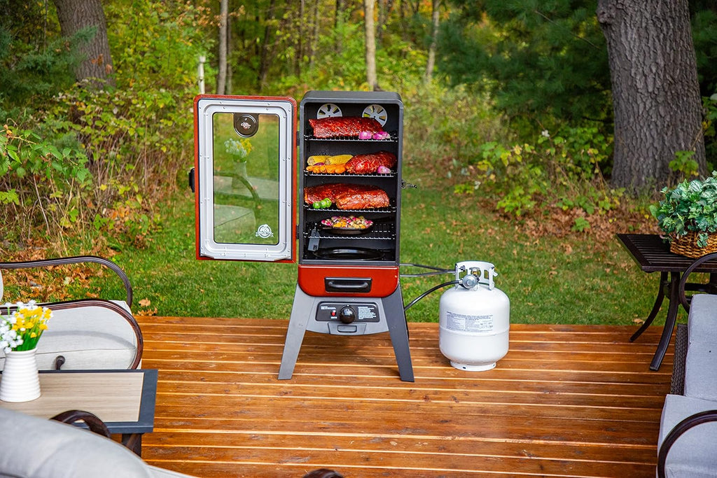 Red Hammertone Vertical Smoker 684 sq inches X49080