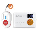 Wireless Call Button with 2 Portable Receiver 2 SOS Call Button E5863